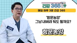 [건강365] '항문농양' 그냥 내버려 둬도 될까요? l 부산항운병원 l 051)580-2700