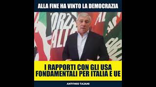 Antonio Tajani | Totale condanna per gli attacchi a Capitol Hill