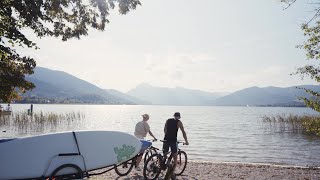 reacha - Der Fahrradanhänger für StandUp Paddler und Wassersportler