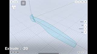 [How to Shapr3D] Propeller 2D to 3D drawing 109