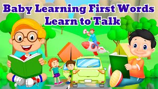 Baby Learning First Words  Learn to Talk For Babies  Talking Tots Tutorial Baby's First Words #abc