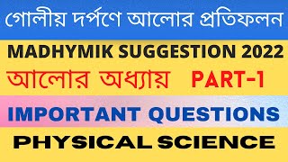 আলো(গোলীয় দর্পণে আলোর প্রতিফলন) | Physical science suggestions 2022 | creative mathematics teaching