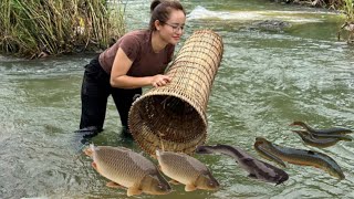 Yagi flood passed, harvested loach, supported villagers with food