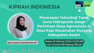 PENERAPAN TEKNOLOGI TEPAT GUNA HIDROPONIK DALAM PERINTISAN DESA AGROWISATA DI DESA KAPI, KEDIRI