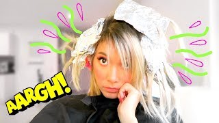 Haare zu Hause selbst blondiert! 😱 NICHT NACHMACHEN! | funnypilgrim