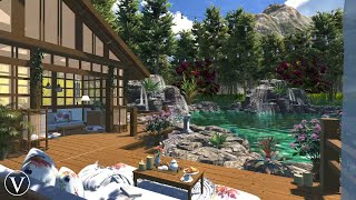 Zen Garden | Daytime Ambience | Waterfall, Tropical Birds & Nature Sounds