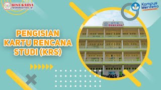 Cara Pengisian KRS Mahasiswa STIE Bina Karya