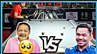 EFREN REYES VS MANNY PACQUIAO ESTE BOXEADOR FILIPINO LE GANA AL  MEJOR JUGADOR DE billar efren reyes