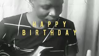 Happy birthday to me, joyeux anniversaire cover by Gedeon ngandu