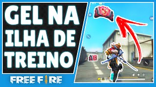 FREE FIRE - Como pegar GRANADA DE GEL no MODO TREINAMENTO