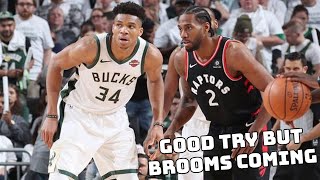 They Gonna Get Sweeeeept! Bucks vs Raptors Game 2 2019 Final