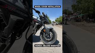 WHEEL COVER INSTALLATION | HONDA XBLADE MODIFIED