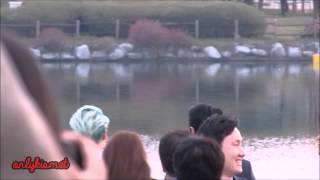 [FANCAM] Kim Junsu Goyang Flower Festival Arrival-Leaving 2015.04.23