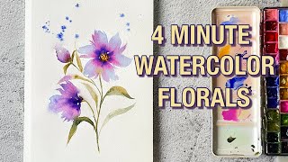 Quick & Easy Watercolor Florals For Beginners