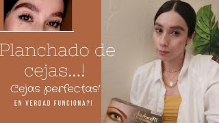 Cejas perfectas😳planchado/laminado de cejas! les muestro como!!. | Loquay | funciona?!