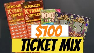 $3 Million XTreme Tripler, 100X The Cash and Cash Multiplier in this $100 ticket mix