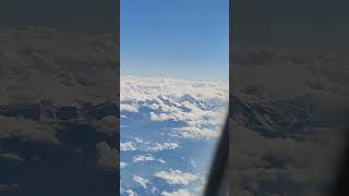 Himalaya Range from flight...Rare view #kathmandu #nepal #himalayas