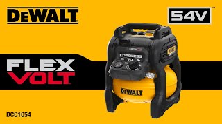 DEWALT présente le premier compresseur sur batterie DEWALT XR 54V