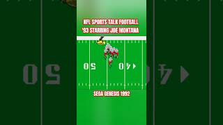 NFL Sports Talk Football '93 Starring Joe Montana (SEGA): Pittsburgh vs New England