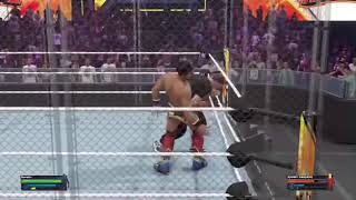 WWE 2K24: Brandon vs Johnny Gargano Steel Cage Match