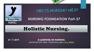 NF 37|Holistic  nursing