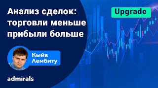 💵⚡ Анализ сделок: торговли меньше прибыли больше / Как анализировать свою торговлю / @lembitu_koiv