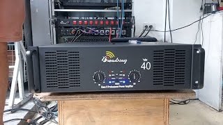 BROADWAY VX40 POWER AMPLIFIER SOUND CHECK  RAON Quiapo manila