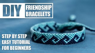 Waves Ocean Water Beach Sea Friendship Bracelets Step by Step Tutorial | Easy Tutorial for Beginner