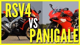 Ducati Panigale vs Aprilia RSV4 - Motorevue