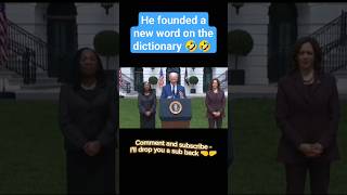 Bro founded a new word 🤣🤣 #memes #lol #meme #funny #funnyvideo #america #joebiden #biden #trump