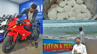 Puri Upma Of Gopalpur | Berhampur Yamaha Ride | #Monsoon Of Gopalpur #Sea Beach Early Morning #food