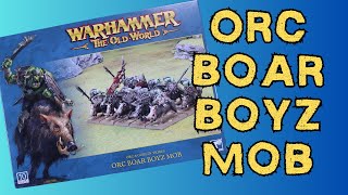 Orc Boar Boyz Mob | WARHAMMER THE OLD WORLD