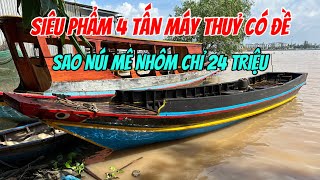 (Tạm Chốt)Bán Ghe 4 Tấn Máy Yanmar Thuỷ Có Đề Chỉ 24 Triệu Mê Nhôm 0923,5555,97 Tâm| Tâm Vlog