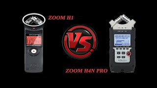 Zoom H1 vs Zoom H4n PRO. Подробное сравнение+тест рекордеров