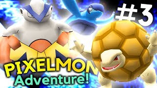 Minecraft Pixelmon Adventure Episode 3 - ROCKING THE ROCK GYM! (Minecraft Pokemon)