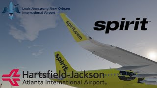 KMSY-KATL / Toliss A321 / Spirit opts / X-Plane 11