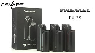 Wismec RX75 Box Mod Product Overview