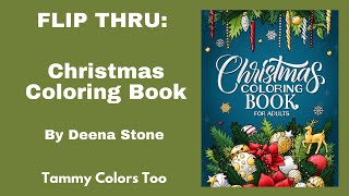 Flip Thru: Christmas Coloring Book by Deena Stone