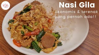 WAJIB DICOBA!! Resep Nasi Gila Ala Abang-Abang [Enak, Gurih, & Bahan Murah] | Vierecipe