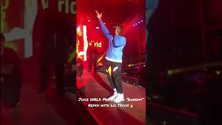 Juice WRLD Performing “Ransom” Remix with Lil Tecca!🔥 | #shorts