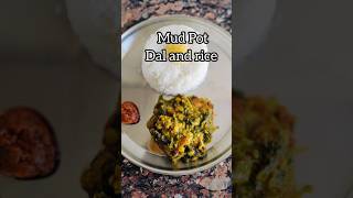 Mud Pot Rice&Dal #Sunday Special # healthy #tastyrecipes #motivational #day # trending shorts #