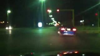 Mustang drifting vs police