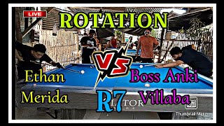 Ethan Merida 🆚 Boss Anki | Rotation | Race 7 #billiards #billiardstournament