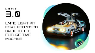 LMTIC Light Kit for LEGO Back to the Future 10300 DeLorean Time MAchine