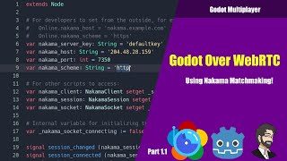 Godot Over WebRTC! Using Nakama Matchmaking With Godot!