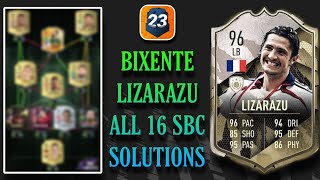 BIXENTE LIZARAZU ALL SBC SOLUTIONS | 96 MADFUT ICON LIZARAZU SBC | MADFUT 23