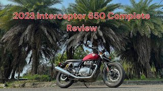 2023 Interceptor 650 Detail Review | Royal Enfield 650cc | Canyon Red Colour | EI Vlogs |