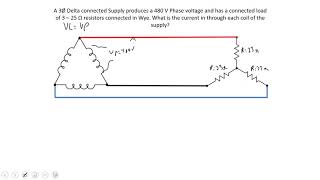 Delta Supply with Wye load