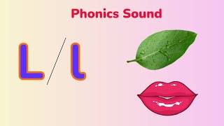 Letter L/Phonics sound L/ Recognition of Letter L with Phonics Sound/  @HappyHandsKids