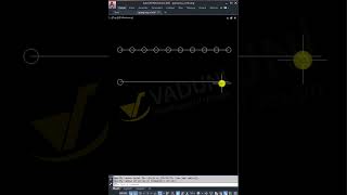 Cách copy chia đều đối tượng nhanh trong AutoCAD #vadunishort #họcautocad #autocad